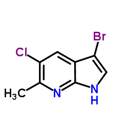 3-Bromo-5-chloro-6-methyl-1H-pyrrolo[2,3-b]pyridine