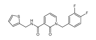 1-[(3,4-difluorophenyl)methyl]-2-oxo-N-(thiophen-2-ylmethyl)pyridine-3-carboxamide CAS:1001413-87-1 第1张