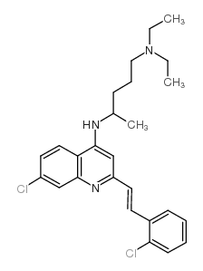 N-*4*-{7-Chloro-2-[2-(2-chloro-phenyl)-vinyl]-quinolin-4-yl}-N*1*,N*1*-diethyl-pentane-1,4-diamine