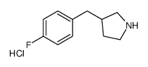 3-[(4-fluorophenyl)methyl]pyrrolidine,hydrochloride CAS:1003561-95-2 第1张