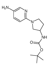 tert-butyl N-[(3R)-1-(5-aminopyridin-2-yl)pyrrolidin-3-yl]carbamate