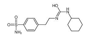 1-Cyclohexyl-3-(p-sulfamoylphenethyl)urea