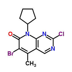 6-broMo-2-chloro-8-cyclopentyl-5-Methylpyrido[2,3-d]pyriMidin-7(8H)-one