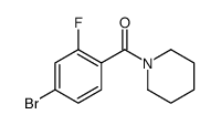 (4-bromo-2-fluorophenyl)-piperidin-1-ylmethanone