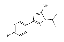 5-(4-iodophenyl)-2-propan-2-ylpyrazol-3-amine