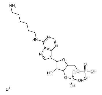 lithium,[(2R,3S,4R,5R)-5-[6-(6-aminohexylamino)purin-9-yl]-4-hydroxy-3-phosphonooxyoxolan-2-yl]methyl hydrogen phosphate