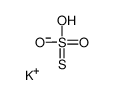 potassium,hydroxy-oxido-oxo-sulfanylidene-λ6-sulfane CAS:10233-00-8 第1张