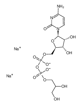 [[5-(4-amino-2-oxopyrimidin-1-yl)-3,4-dihydroxyoxolan-2-yl]methoxy-hydroxyphosphoryl] 2,3-dihydroxypropyl hydrogen phosphate,sodium