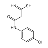 3-amino-N-(4-chlorophenyl)-3-sulfanylidenepropanamide