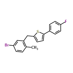 2-(5-bromo-2-methylbenzyl)-5-(4-fluorophenyl)thiophene Cas:1030825-20-7 第1张