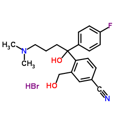 4-[4-(Dimethylamino)-1-(4-fluorophenyl)-1-hydroxybutyl]-3-(hydroxymethyl)benzonitrile Hydrobromide CAS:103146-26-5 manufacturer price 第1张