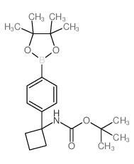 tert-Butyl (1-(4-(4,4,5,5-tetramethyl-1,3,2-dioxaborolan-2-yl)phenyl)cyclobutyl)carbamate