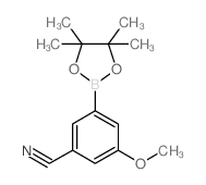 3-Cyano-5-methoxyphenylboronic acid, pinacol ester