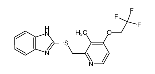 2-[3-Methyl-4-(2,2,2-trifluoroethoxy)-2-pyridinyl]methylthio-1H-benzimidazole Cas:103577-40-8 第1张