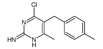 4-Chloro-6-methyl-5-(4-methylbenzyl)-2-pyrimidinamine CAS:1038410-28-4 第1张