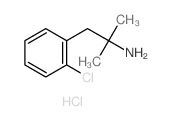 1-(2-chlorophenyl)-2-methylpropan-2-amine,hydrochloride CAS:10389-72-7 第1张