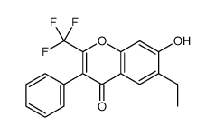 6-ethyl-7-hydroxy-3-phenyl-2-(trifluoromethyl)chromen-4-one