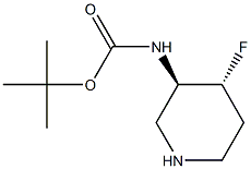 tert-butyl N-[(3R,4R)-4-fluoropiperidin-3-yl]carbamate