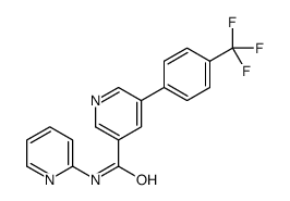 N-pyridin-2-yl-5-[4-(trifluoromethyl)phenyl]pyridine-3-carboxamide