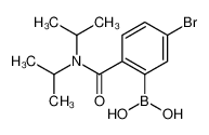 [5-bromo-2-[di(propan-2-yl)carbamoyl]phenyl]boronic acid