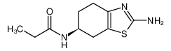 (6S)-2-Amino-6-propionamidotetrahydrobenzothiazole Cas:106006-84-2 第1张