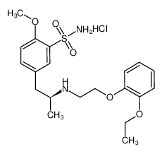 5-[(2S)-2-[2-(2-ethoxyphenoxy)ethylamino]propyl]-2-methoxybenzenesulfonamide,hydrochloride