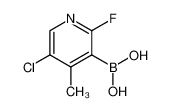 (5-Chloro-2-fluoro-4-methylpyridin-3-yl)boronic acid