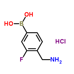 (4-(Aminomethyl)-3-fluorophenyl)boronic acid hydrochloride