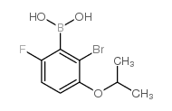 2-Bromo-6-fluoro-3-isopropoxyphenylboronic acid