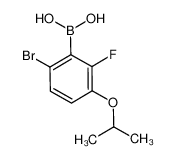 (6-bromo-2-fluoro-3-propan-2-yloxyphenyl)boronic acid