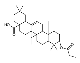 (3β)-3-(Propionyloxy)olean-12-en-28-oic acid CAS:107304-64-3 第1张