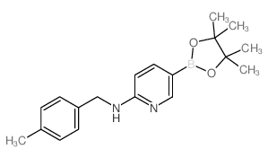 6-(4-Methylbenzylamino)pyridine-3-boronic acid pinacol ester CAS:1073354-32-1 第1张