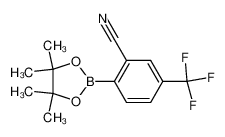 2-(4,4,5,5-tetramethyl-1,3,2-dioxaborolan-2-yl)-5-(trifluoromethyl)benzonitrile