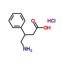 4-Amino-3-phenylbutanoic Acid Cas:1078-21-3 第1张