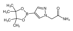 2-[4-(4,4,5,5-tetramethyl-1,3,2-dioxaborolan-2-yl)pyrazol-1-yl]acetamide