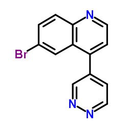 6-Bromo-4-(4-pyridazinyl)quinoline