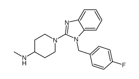 1-{1-[(4-Fluorophenyl)methyl]-1H-benzimidazol-2-yl}-N-methyl-4-piperidinamine