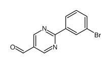 2-(3-bromophenyl)pyrimidine-5-carbaldehyde