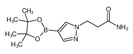 3-[4-(4,4,5,5-tetramethyl-1,3,2-dioxaborolan-2-yl)pyrazol-1-yl]propanamide CAS:1093307-34-6 第1张