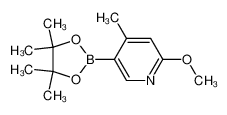 2-methoxy-4-methyl-5-(4,4,5,5-tetramethyl-1,3,2-dioxaborolan-2-yl)pyridine