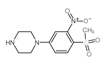 N-(4-Methylsulphonyl-3-nitrophenyl)piperazine