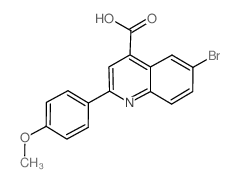 6-Bromo-2-(4-methoxyphenyl)quinoline-4-carboxylic acid