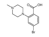 4-Bromo-2-(4-methyl-1-piperazinyl)benzoic acid