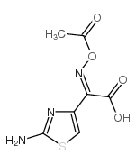 (z)-2-(2-aminothiazol-4-yl)-2-acetyloxyiminoacetic acid CAS:110130-88-6 第1张