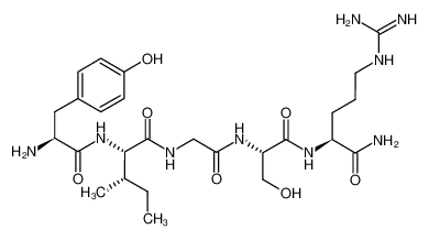 L-Tyrosyl-L-isoleucylglycyl-L-seryl-L-argininamide CAS:110590-65-3 第1张