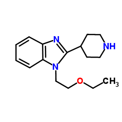 1-(2-Ethoxy-ethyl)-2-piperidin-4-yl-1H-benzimidazole Cas:110963-63-8 第1张