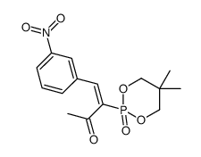 (Z)-3-(5,5-dimethyl-2-oxo-1,3,2λ5-dioxaphosphinan-2-yl)-4-(3-nitrophenyl)but-3-en-2-one CAS:111011-78-0 第1张