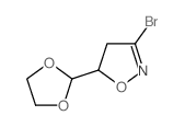 3-bromo-5-(1,3-dioxolan-2-yl)-4,5-dihydro-1,2-oxazole CAS:1120215-07-7 第1张