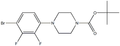 tert-butyl 4-(4-broMo-2,3-difluorophenyl)piperazine-1-carboxylate CAS:1121599-63-0 第1张