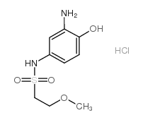 3-amino-4-hydroxy-N-(2-methoxyethyl)benzenesulfonamide,hydrochloride